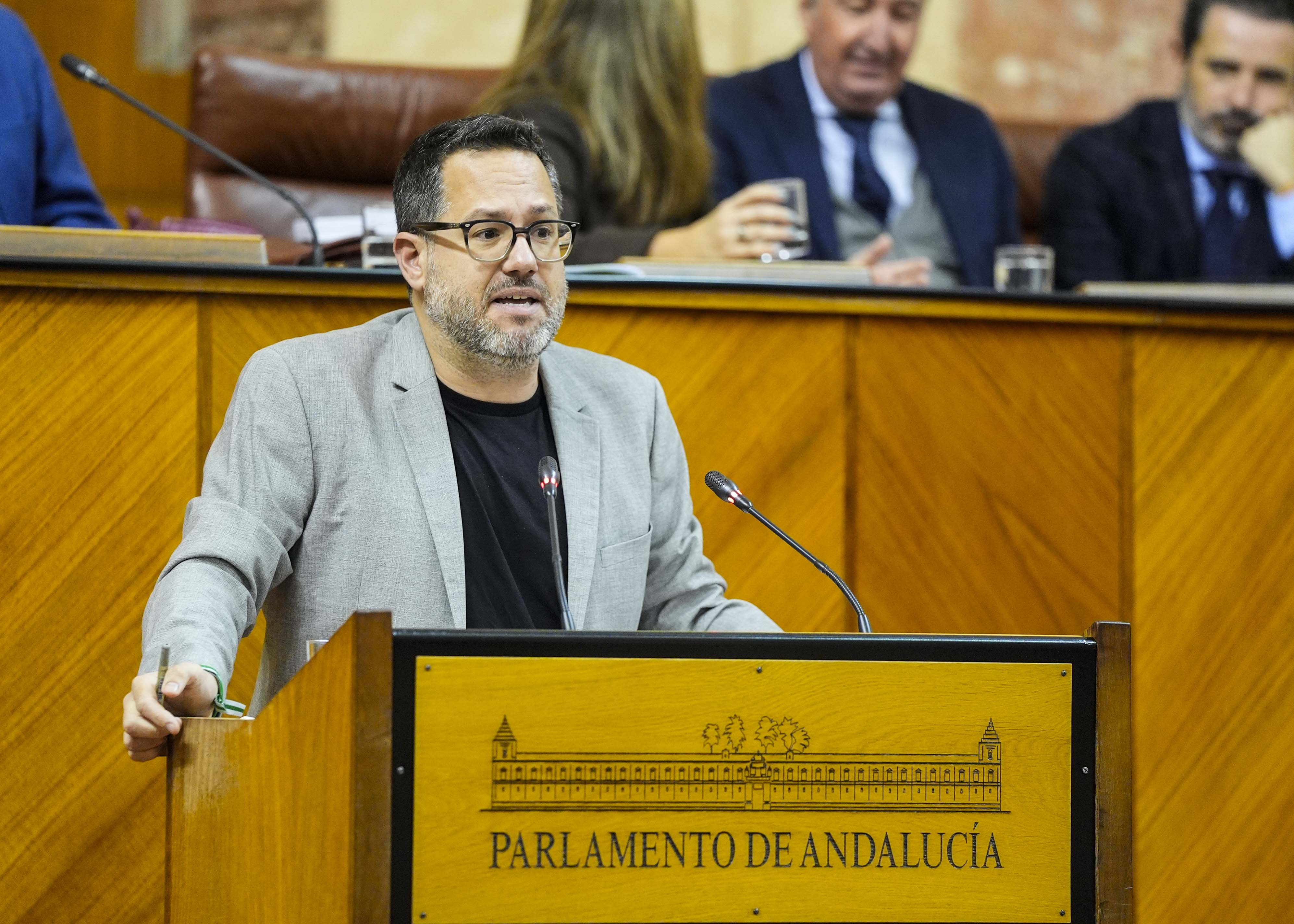   Jos� Ignacio Garc�a, portavoz del G.P. Mixto-Adelante Andaluc�a, inicia el debate final del Proyecto de Ley Universitaria para Andaluc�a