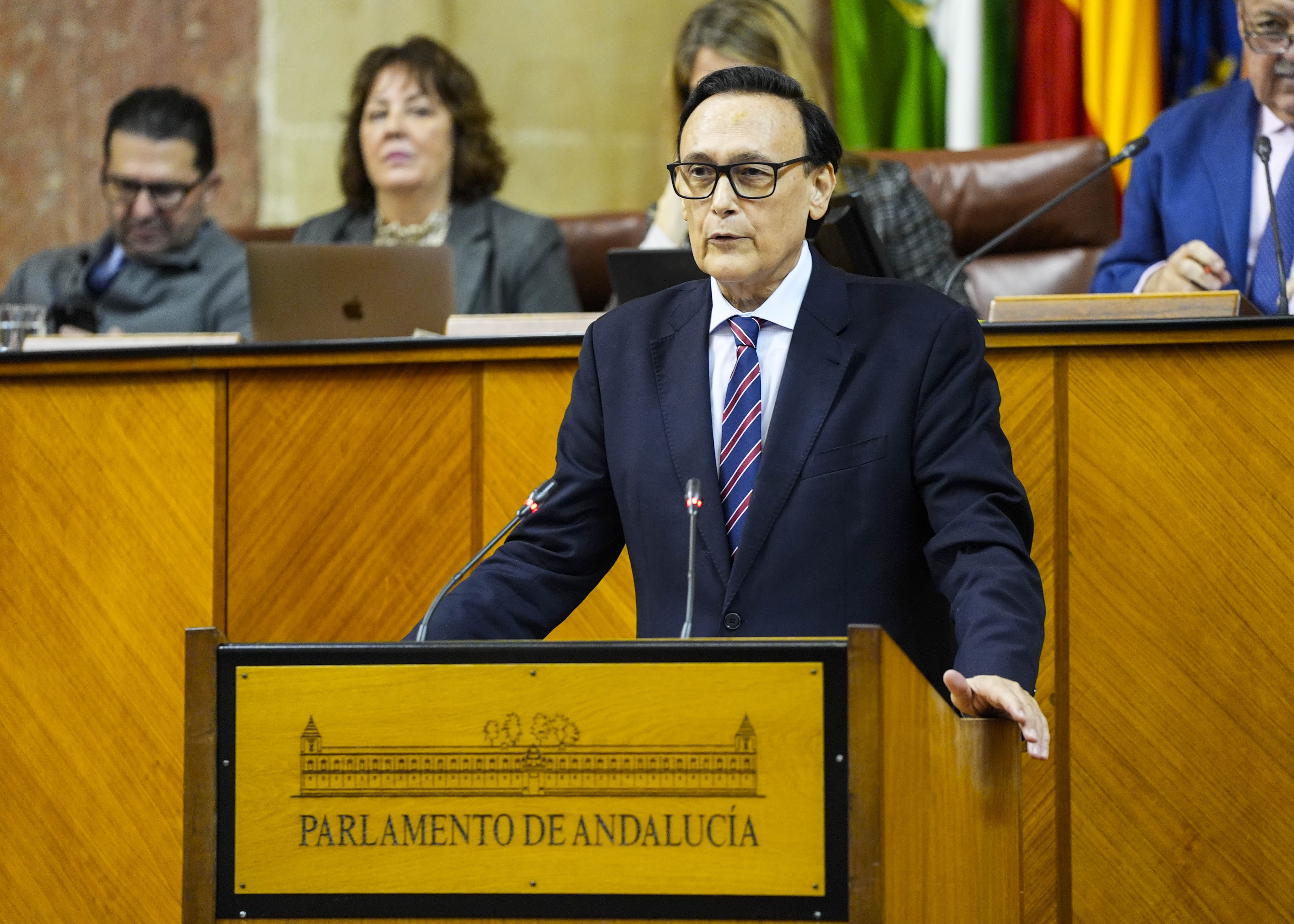   Cierra el debate final del Proyecto de Ley Universitaria para Andaluc�a el consejero de Universidad, Jos� Carlos G�mez Villamandos 