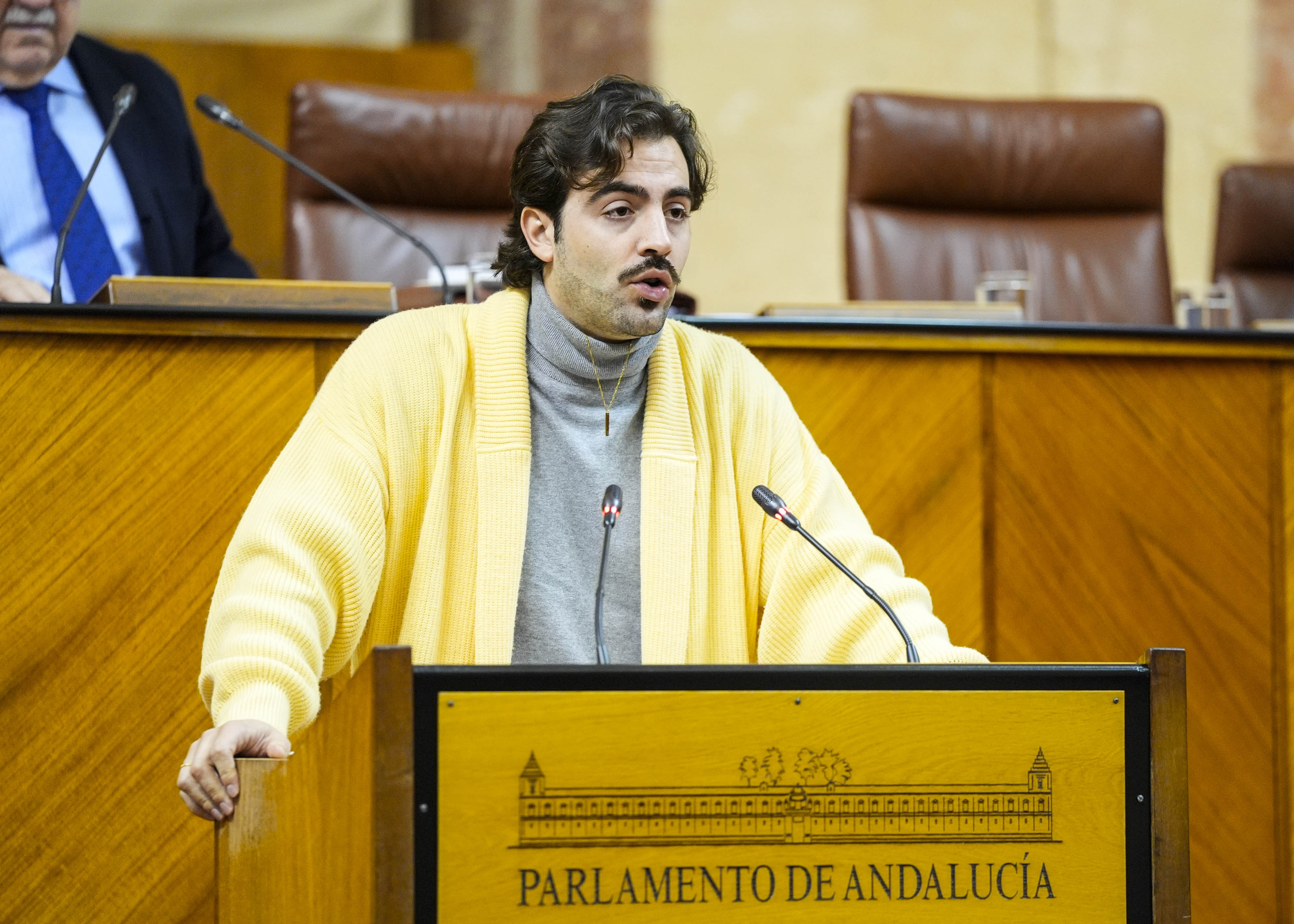 Jos� Manuel G�mez Jurado, del Grupo Parlamentario Por Andaluc�a, defiende la moci�n relativa a memoria hist�rica y democr�tica de Andaluc�a