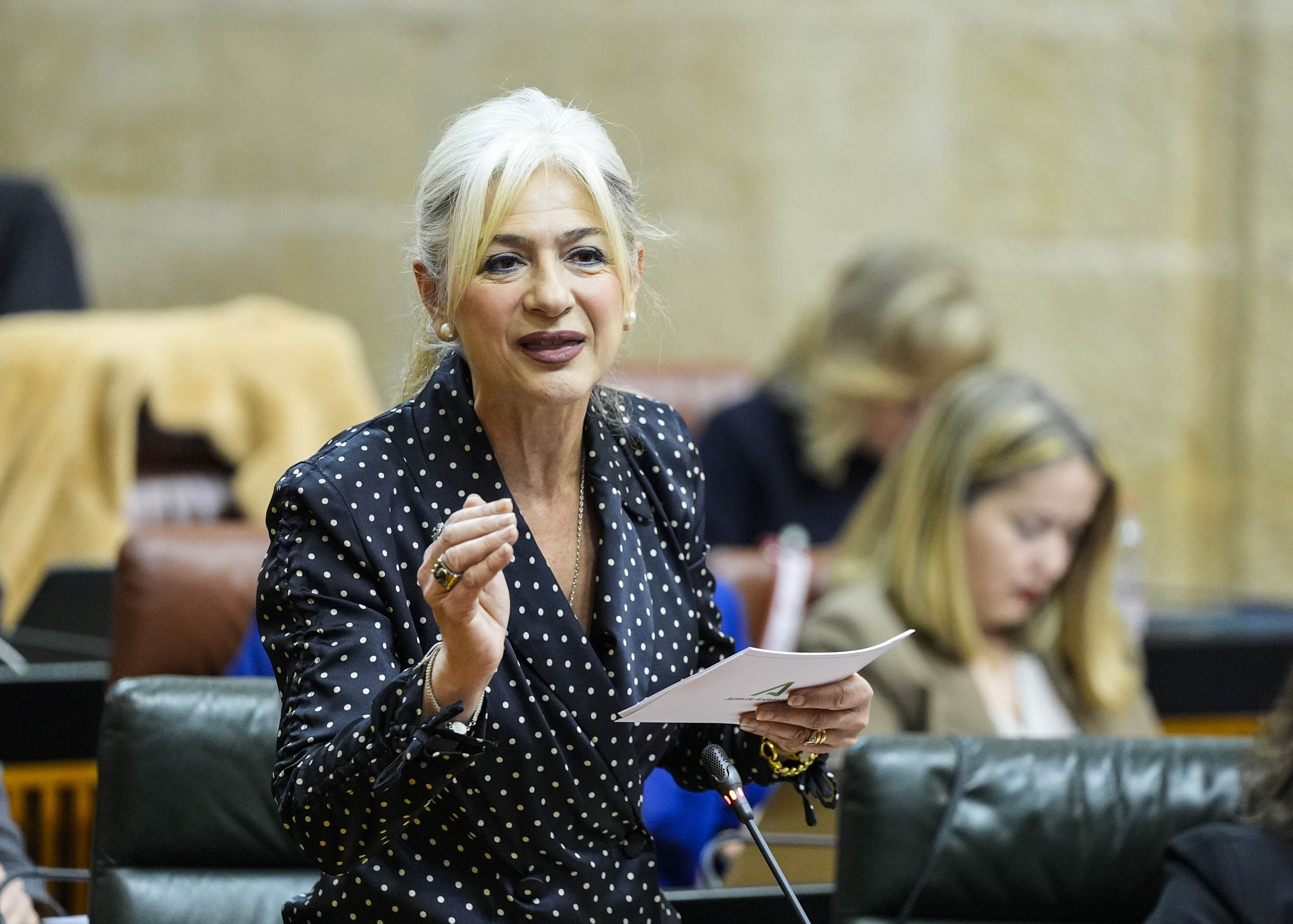    Responde la cuesti�n de su competencia la consejera de Cultura y Deporte, Patricia del Pozo