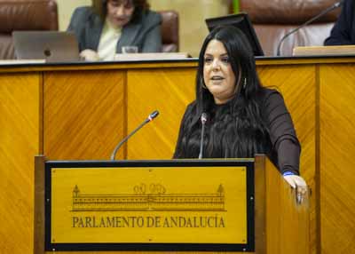La diputada del Grupo Popular M�nica Morales defiende ante el Pleno una proposici�n no de ley relativa a la puesta en marcha de medidas eficaces de lucha contra el narcotr�fico en Andaluc�a ante la err�nea actuaci�n del Gobierno de Espa�a