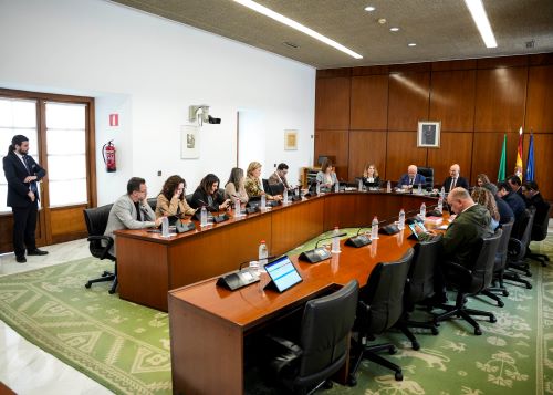  Imagen de la sesi�n de la Junta de Portavoces de hoy