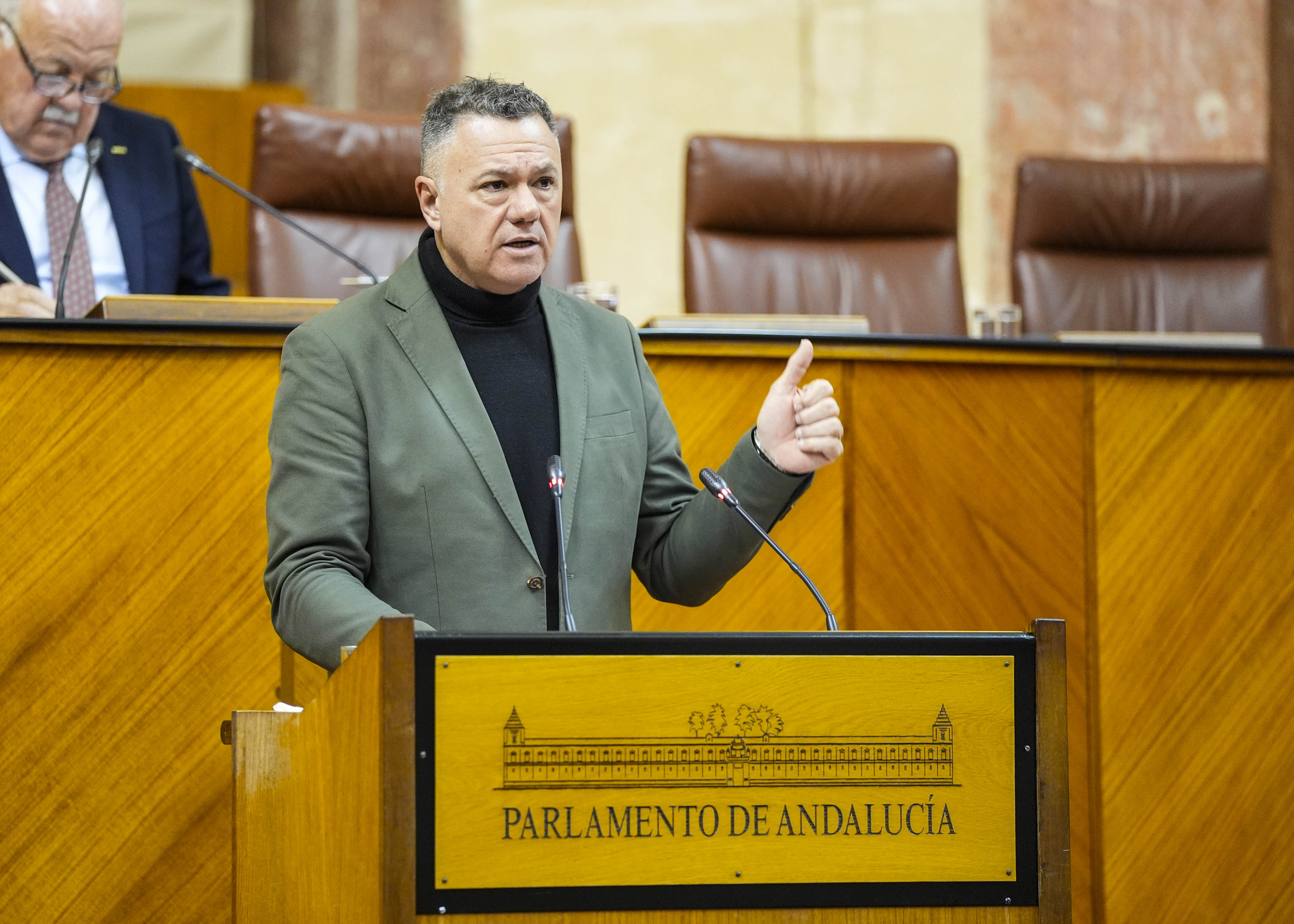 Interviene en el debate del proyecto de ley Juan Antonio Delgado, portavoz adjunto del G.P. Por Andaluc�a 