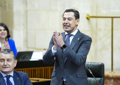 Juan Manuel Moreno, presidente de la Junta de Andaluc�a 