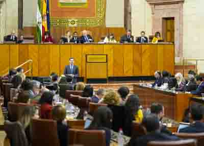 Comienzan las preguntas de los portavoces parlamentarios dirigidas al presidente de la Junta de Andaluc�a 