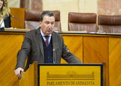 Por el Grupo Popular, Manuel Andr�s Gonz�lez presenta una PNLP relativa a soluciones a la regresi�n en las playas andaluzas afectadas por las borrascas 