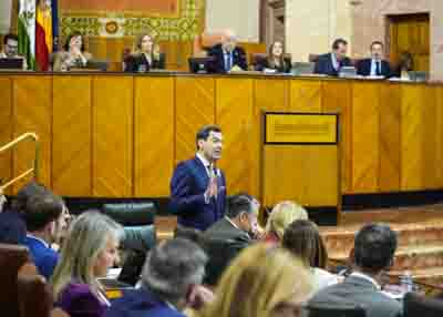 Inicio de las preguntas de los portavoces parlamentarios al presidente de la Junta de Andaluc�a 