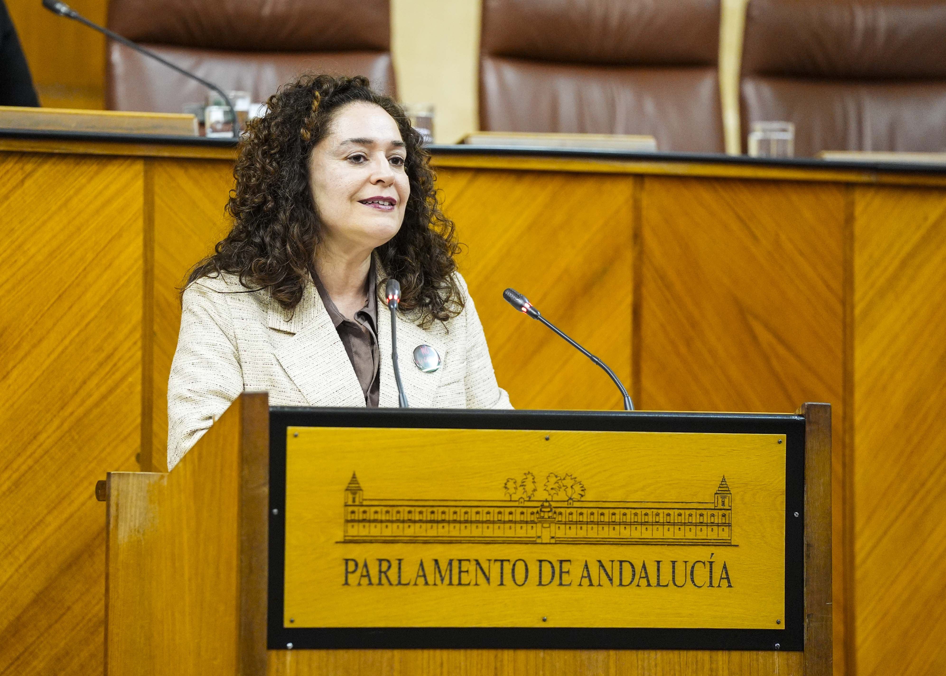 Inmaculada Nieto, portavoz de Por Andaluc�a, presenta una PNLP relativa a defensa de la agricultura y la ganader�a social y profesional, la soberan�a alimentaria y contra el acuerdo UE-Mercosur y los recortes de la PAC para financiar el rearme 