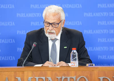  El defensor del pueblo andaluz, Jes�s Maeztu, ofrece una rueda de prensa tras la entrega del informe anual de su instituci�n al presidente del Parlamento 