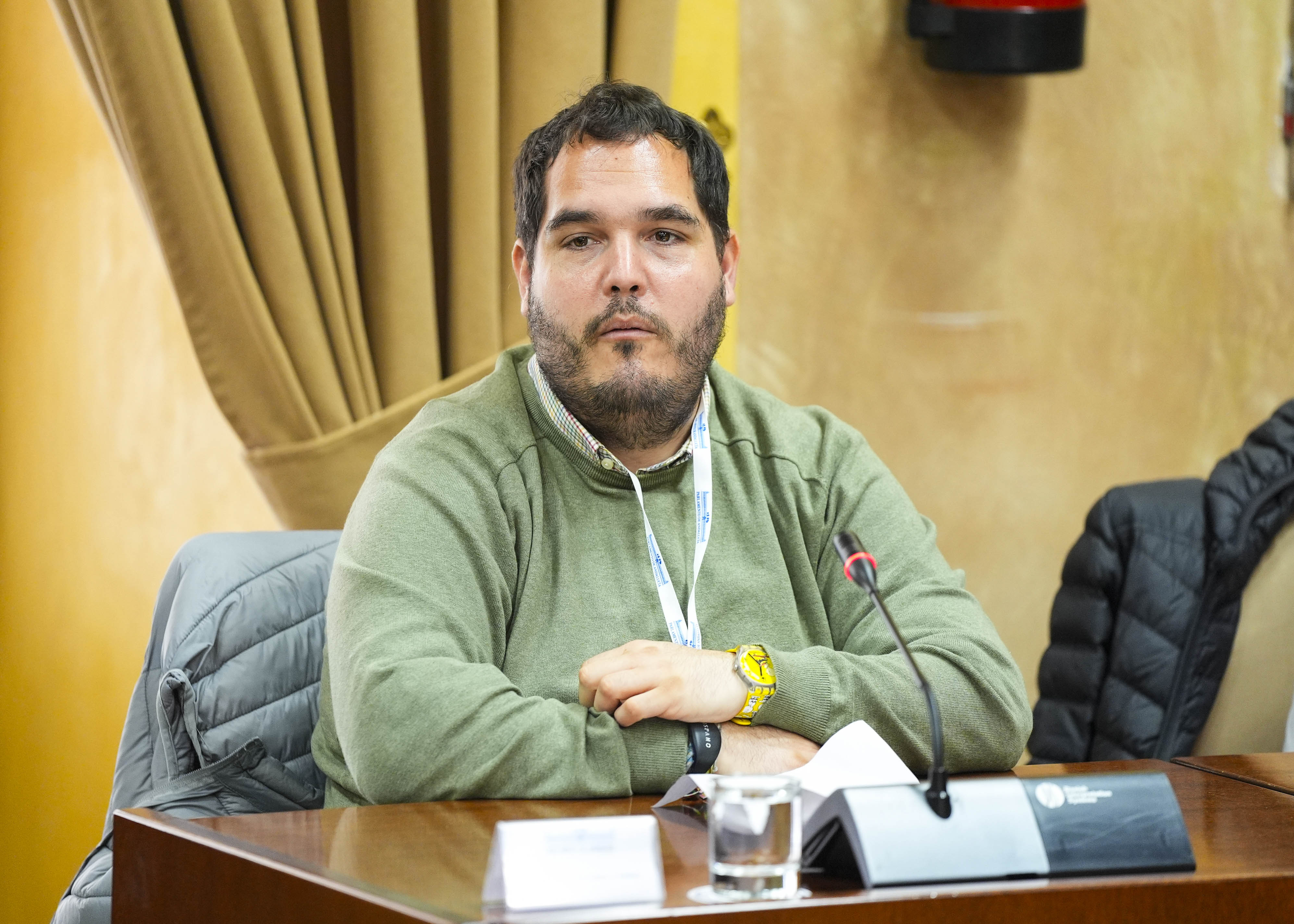 Lectura del manifiesto por parte de uno de los presentes 