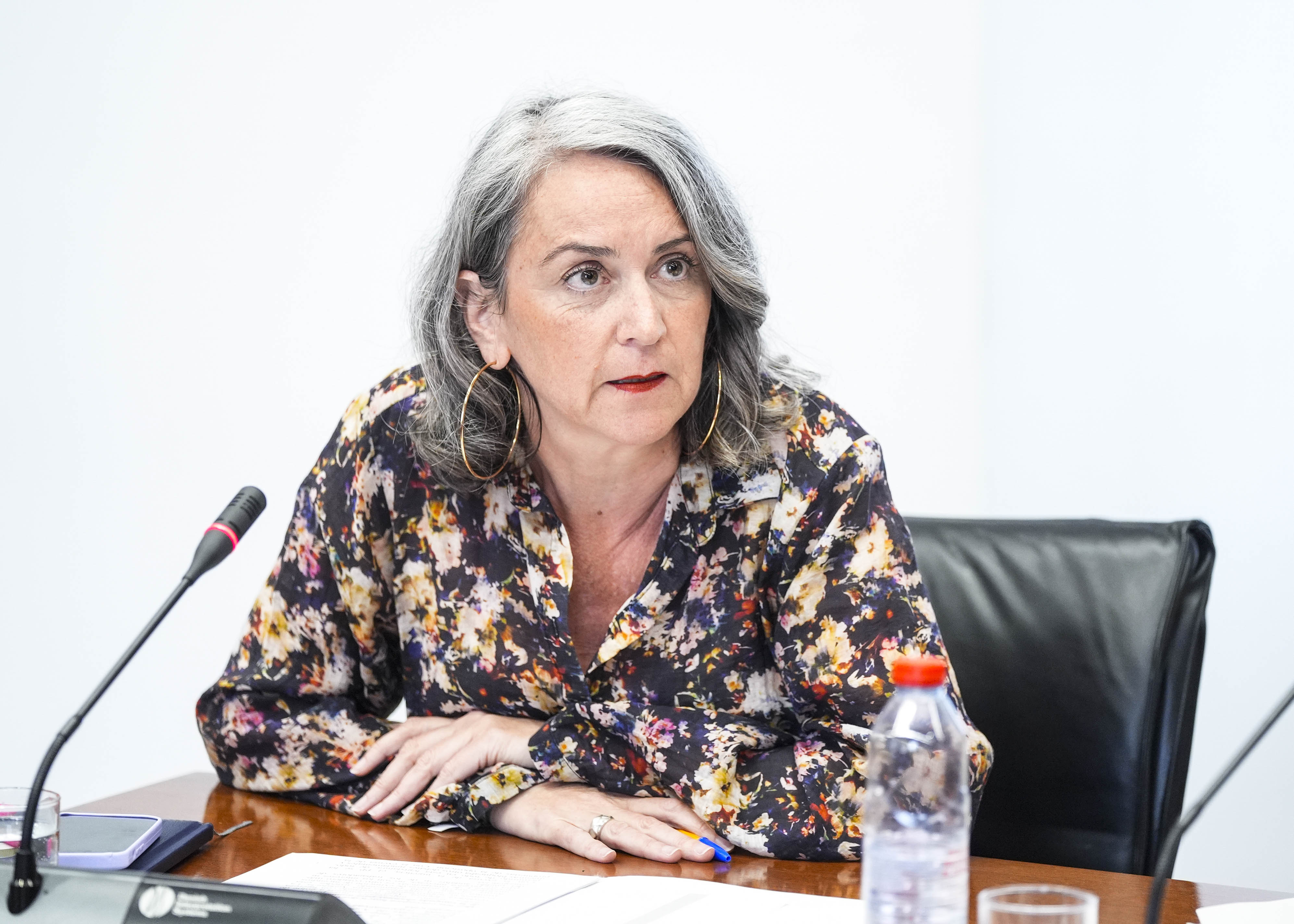 Bego�a Iza interviene como portavoz de Adelante Andaluc�a