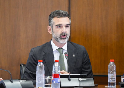 Ram�n Fern�ndez-Pacheco, consejero de Agricultura, Pesca, Agua y Desarrollo Rural, defiende un decreto ley 