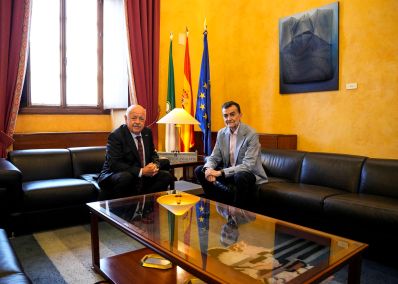  Aguirre y Maillo se re�nen durante la ronda de contactos previa a la propuesta de candidato a la investidura