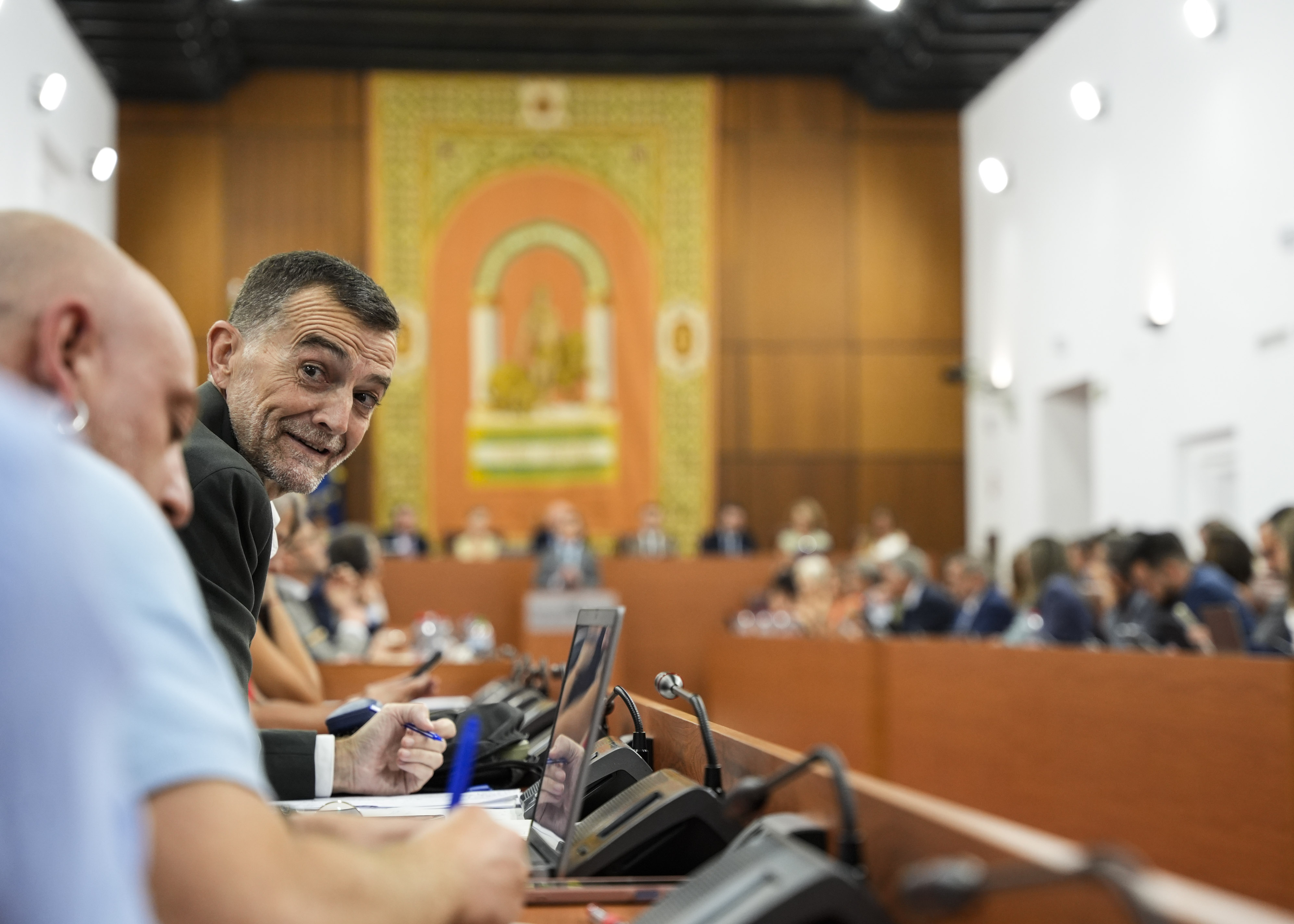  Antonio Ma�llo durante la segunda jornada del Pleno de investidura