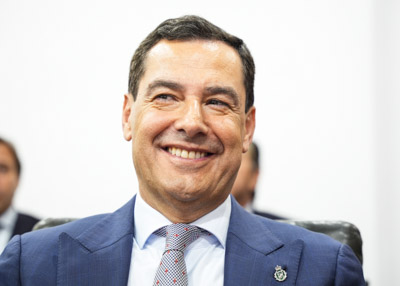 Juan Manuel Moreno, presidente de la Junta de Andaluc�a 