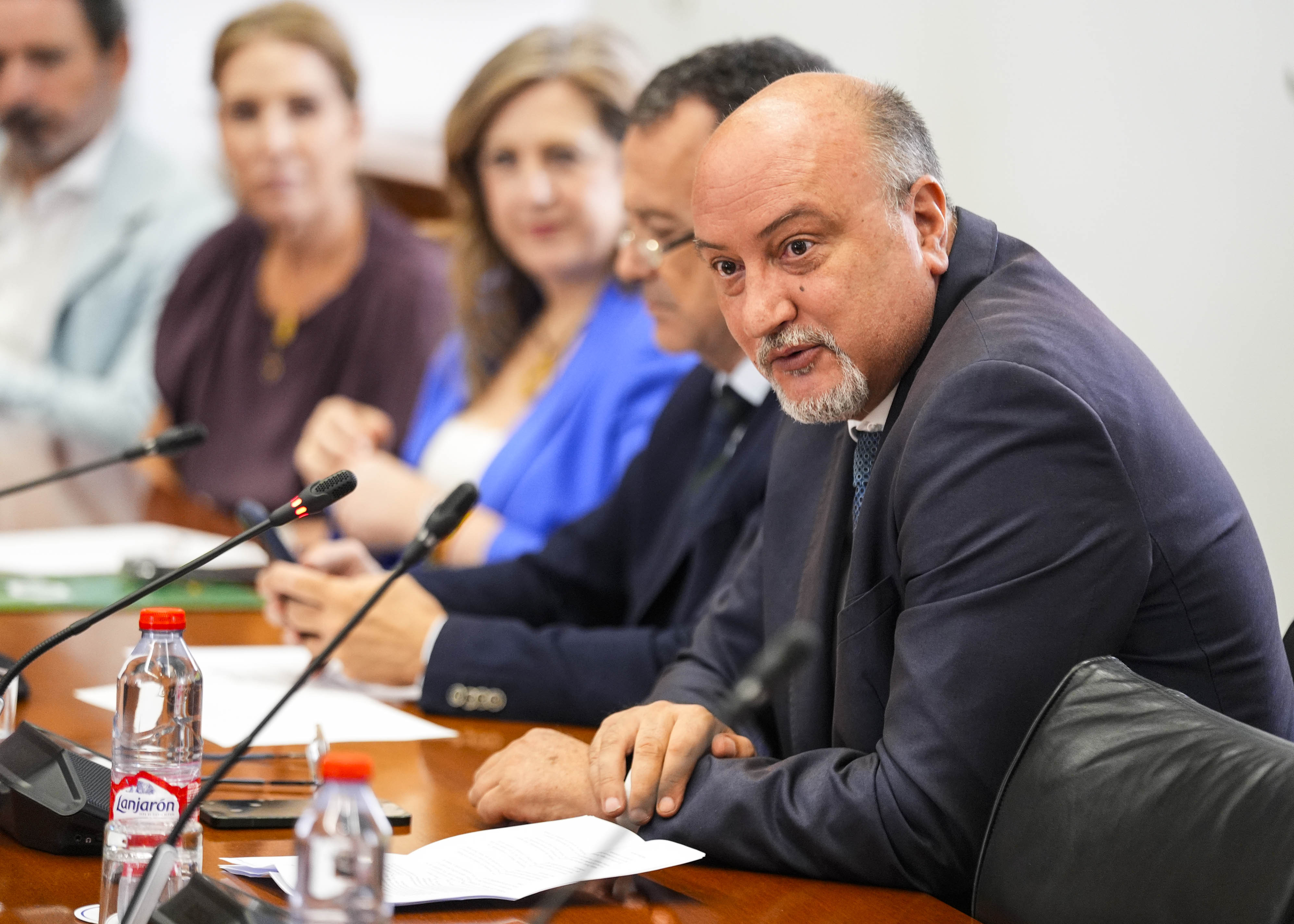   Ricardo L�pez, portavoz de Vox, interviene en la Comisi�n de Nombramientos