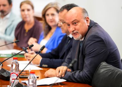   Ricardo L�pez, portavoz de Vox, interviene en la Comisi�n de Nombramientos