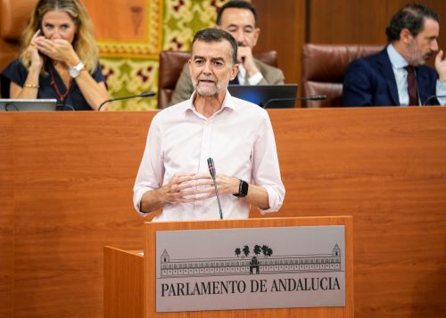  Antonio Ma�llo, portavoz de Por Andaluc�a, interviene en la comparecencia sobre los incendios en Almer�a