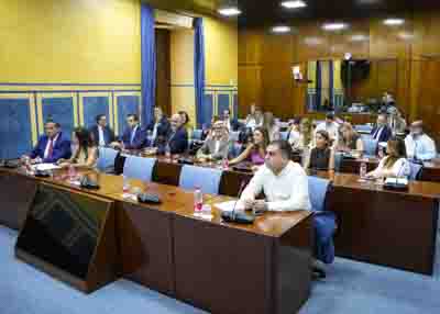 Inicio de la constituci�n de la Comisi�n de Turismo, Justicia, Desregulaci�n y Administraci�n Local 