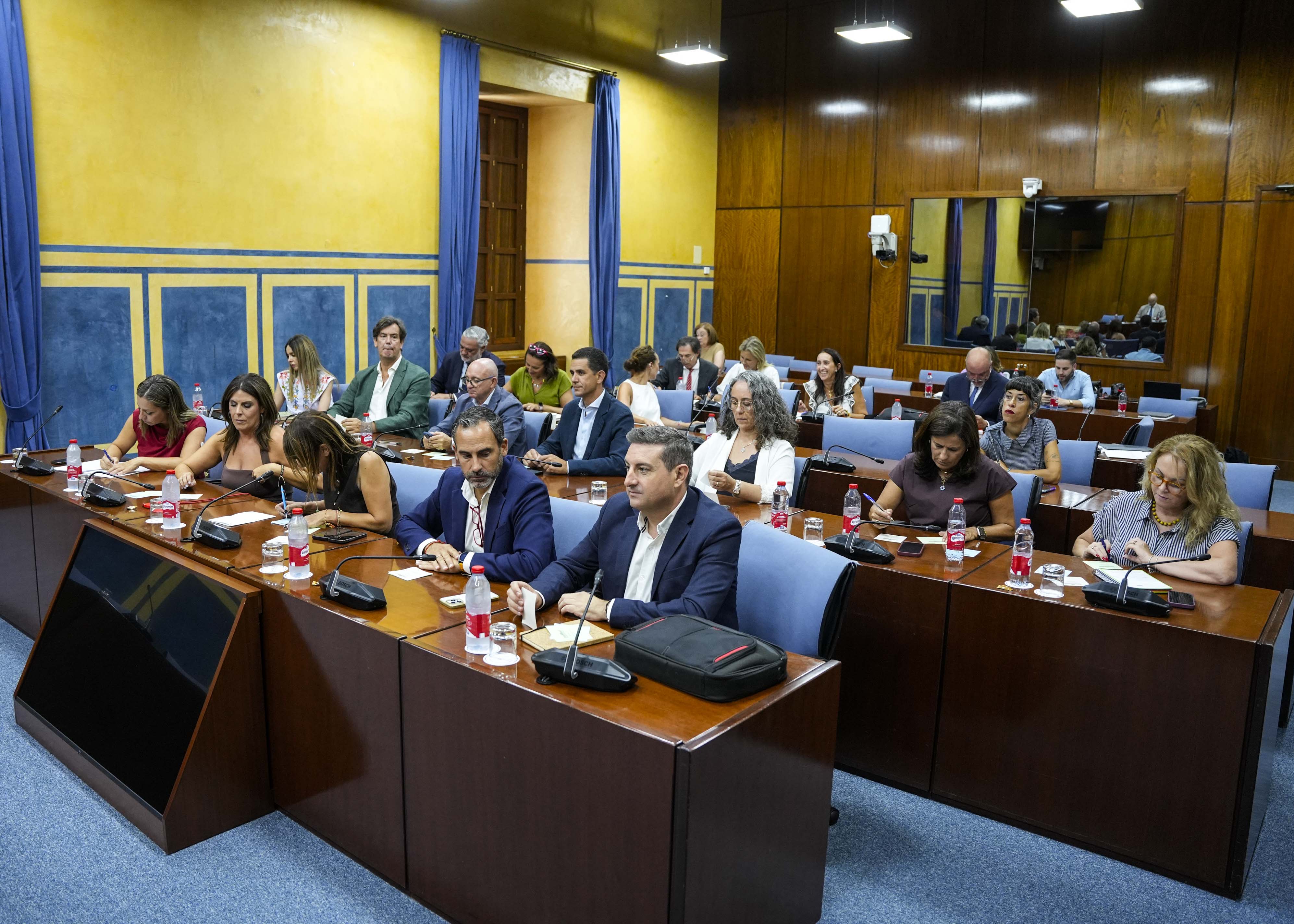 Imagen inicial de los diputados de la Comisi�n de Servicios Sociales, Familias e Igualdad 