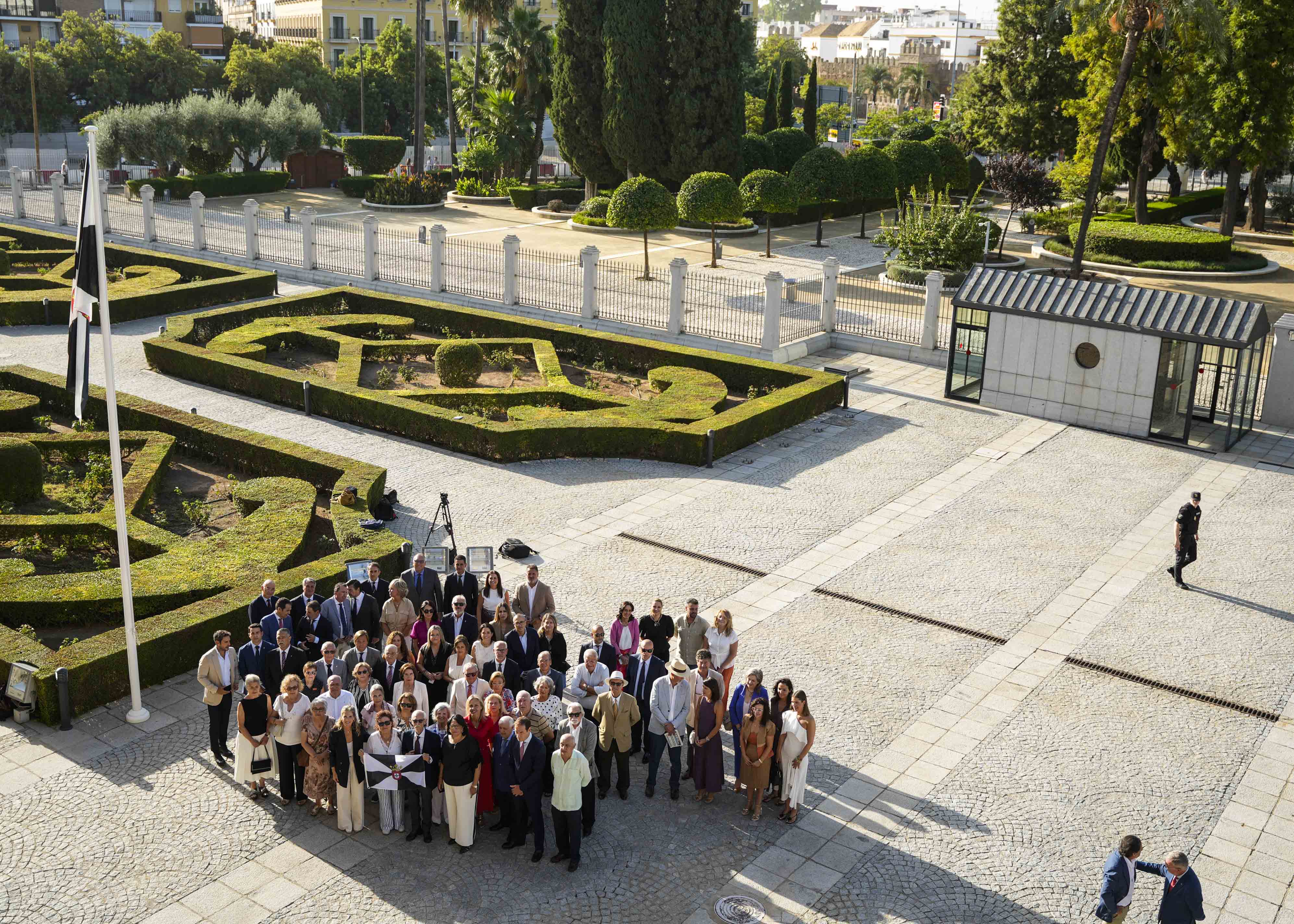 Vista a�rea del acto que coincide este 2 de septiembre con el D�a de la Ciudad Aut�noma de Ceuta