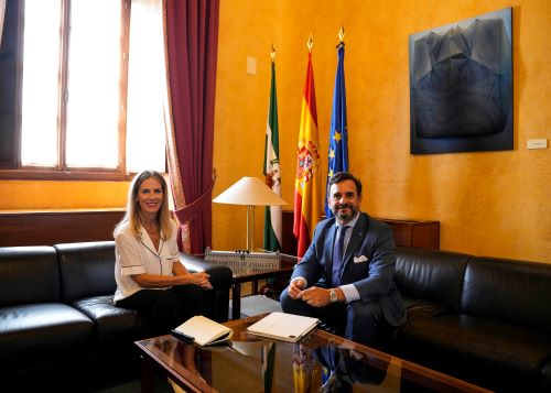  Ana Mestre y Alejandro Cardenete durante el encuentro