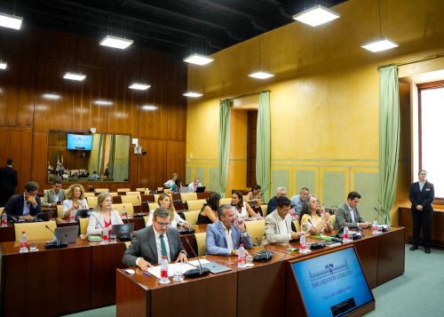  Miembros de la comisi�n de Cultura, Patrimonio Hist�rico y Deporte en la sesi�n de hoy