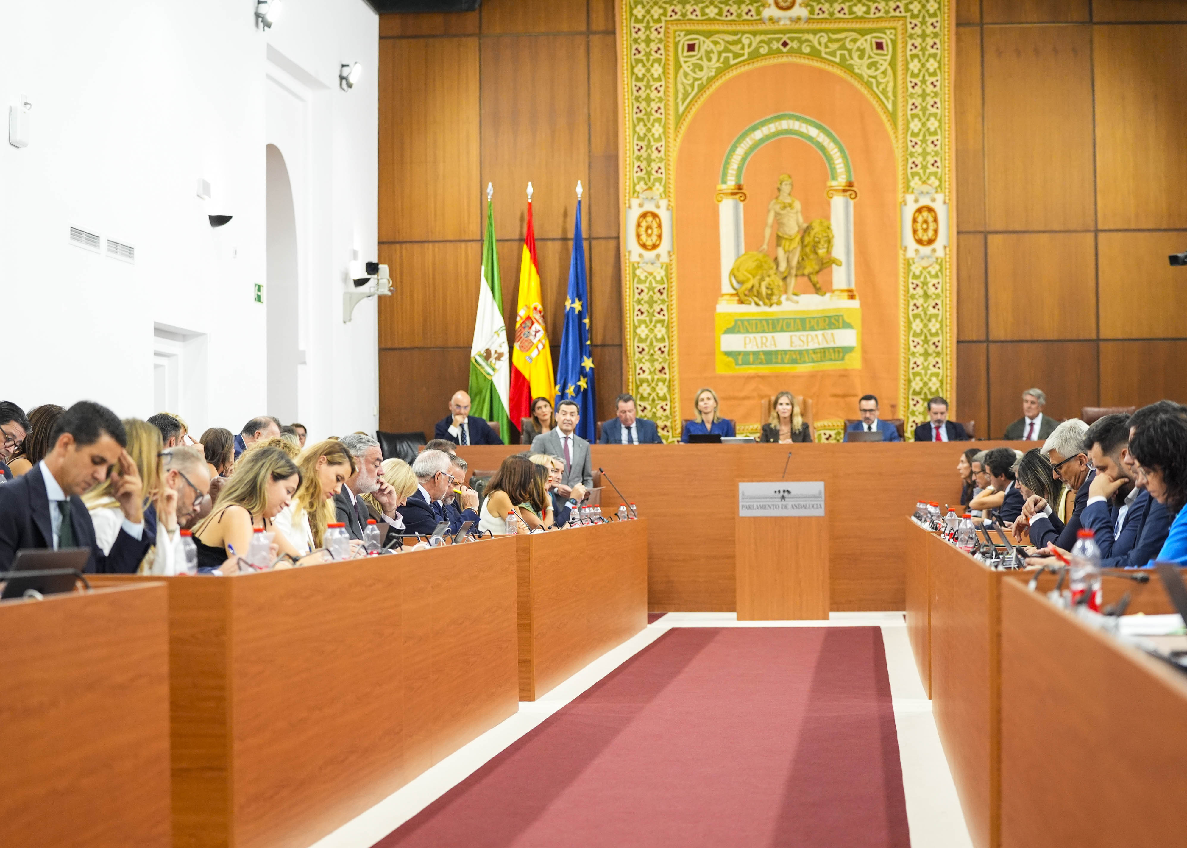 Comienzan las preguntas al presidente de la Junta de Andaluc�a 