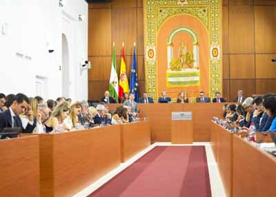 Comienzan las preguntas al presidente de la Junta de Andaluc�a 