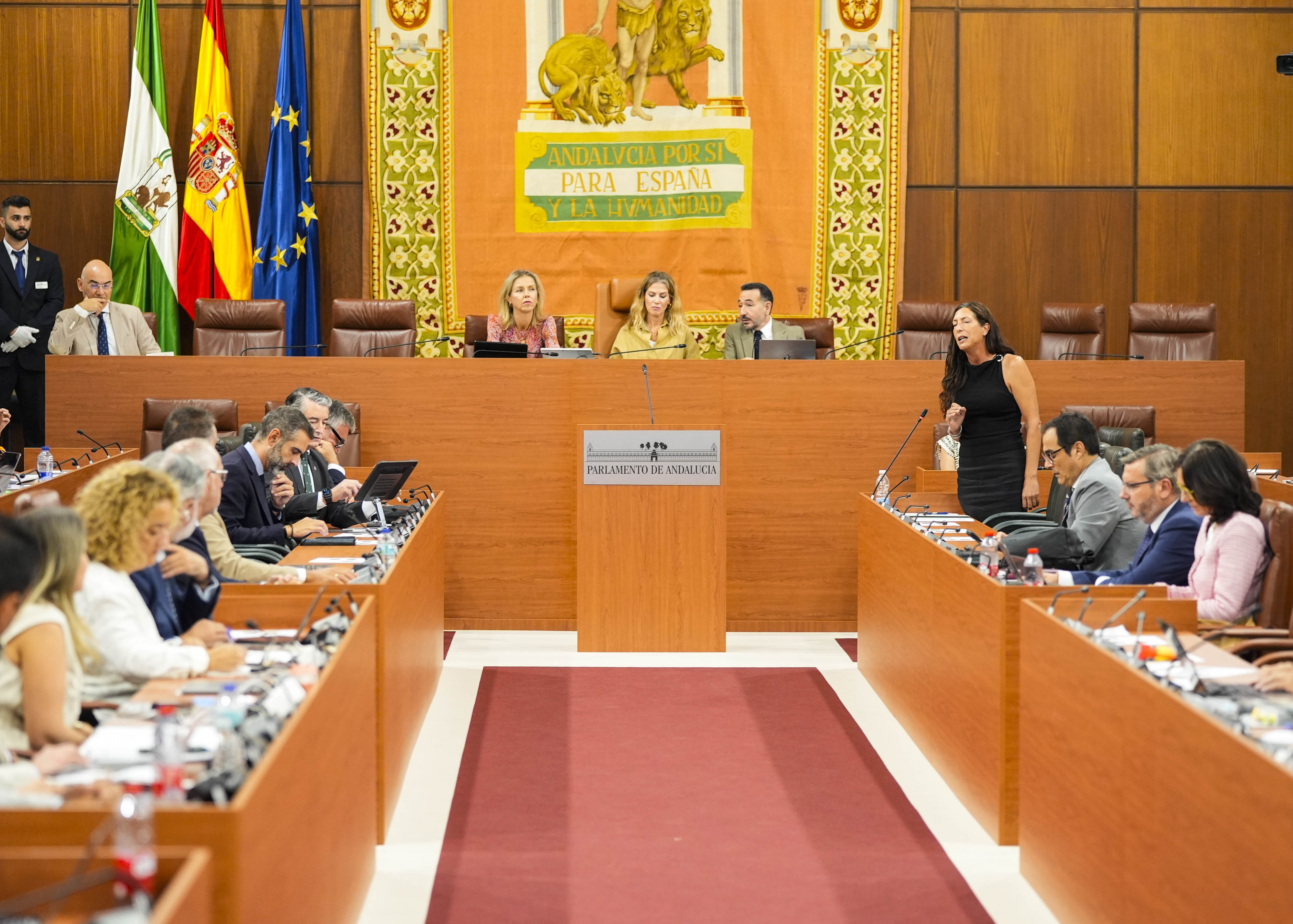 La consejera Loles L�pez responde en el Pleno a la pregunta del Grupo Parlamentario Vox