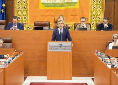  El consejero Jorge Paradela comparece ante el Pleno