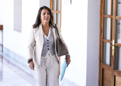 Marta Bosquet se dirige a la sesi�n de la Comisi�n Consultiva 