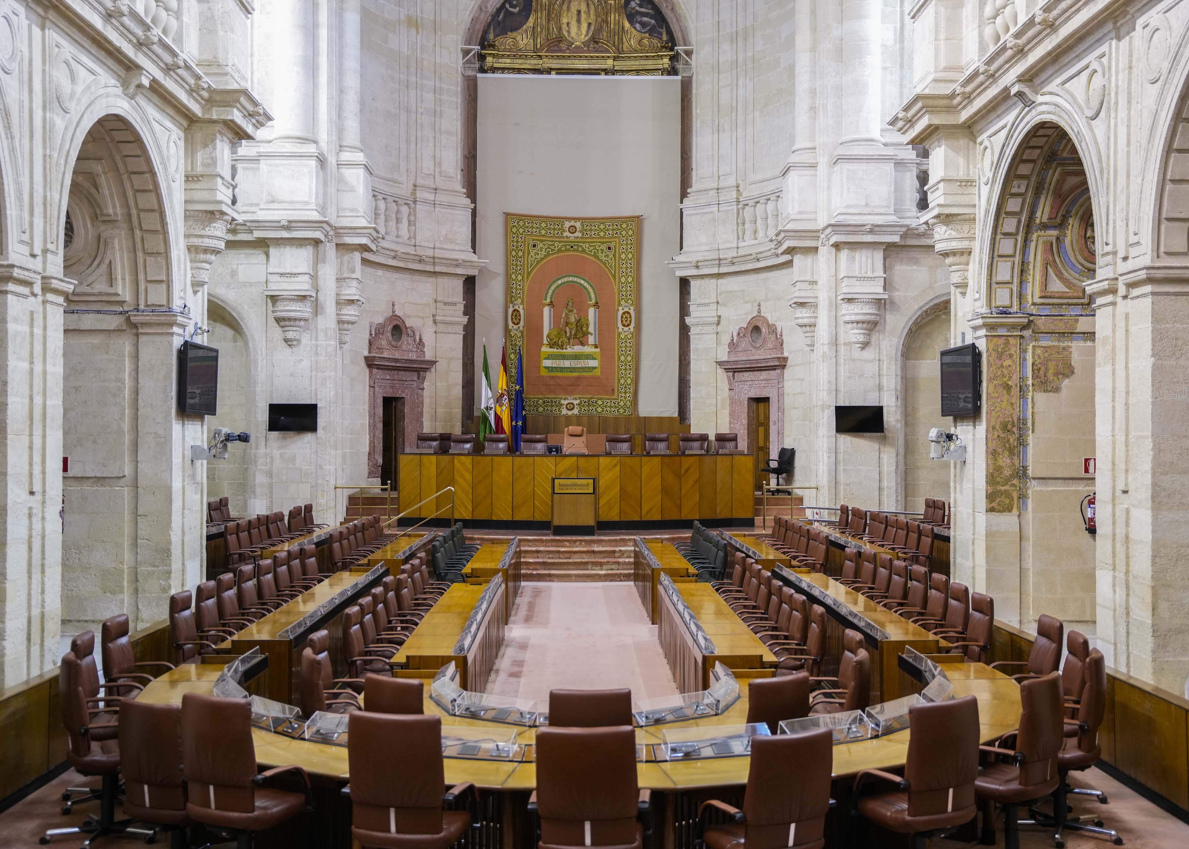  Imagen del Sal�n de Plenos desde la tribuna de invitados
