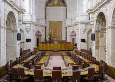  Imagen del Sal�n de Plenos desde la tribuna de invitados