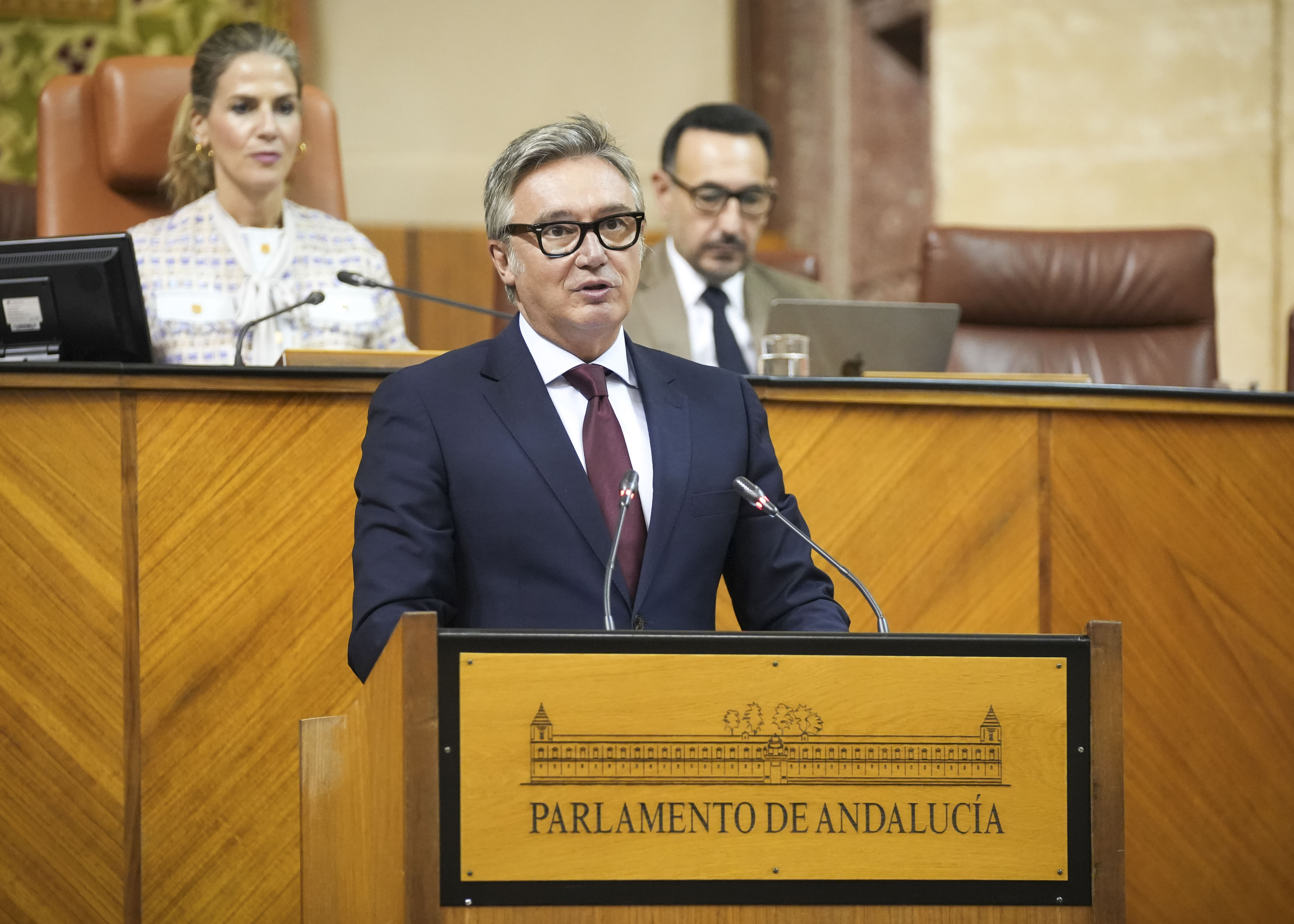 Manuel Gavira, consejero de Turismo, Justicia, Desregulaci�n y Administraci�n Local, informa sobre las medidas de coordinaci�n con los �rganos judiciales para activar una respuesta p�blica antes del lanzamiento de la vivienda habitual 