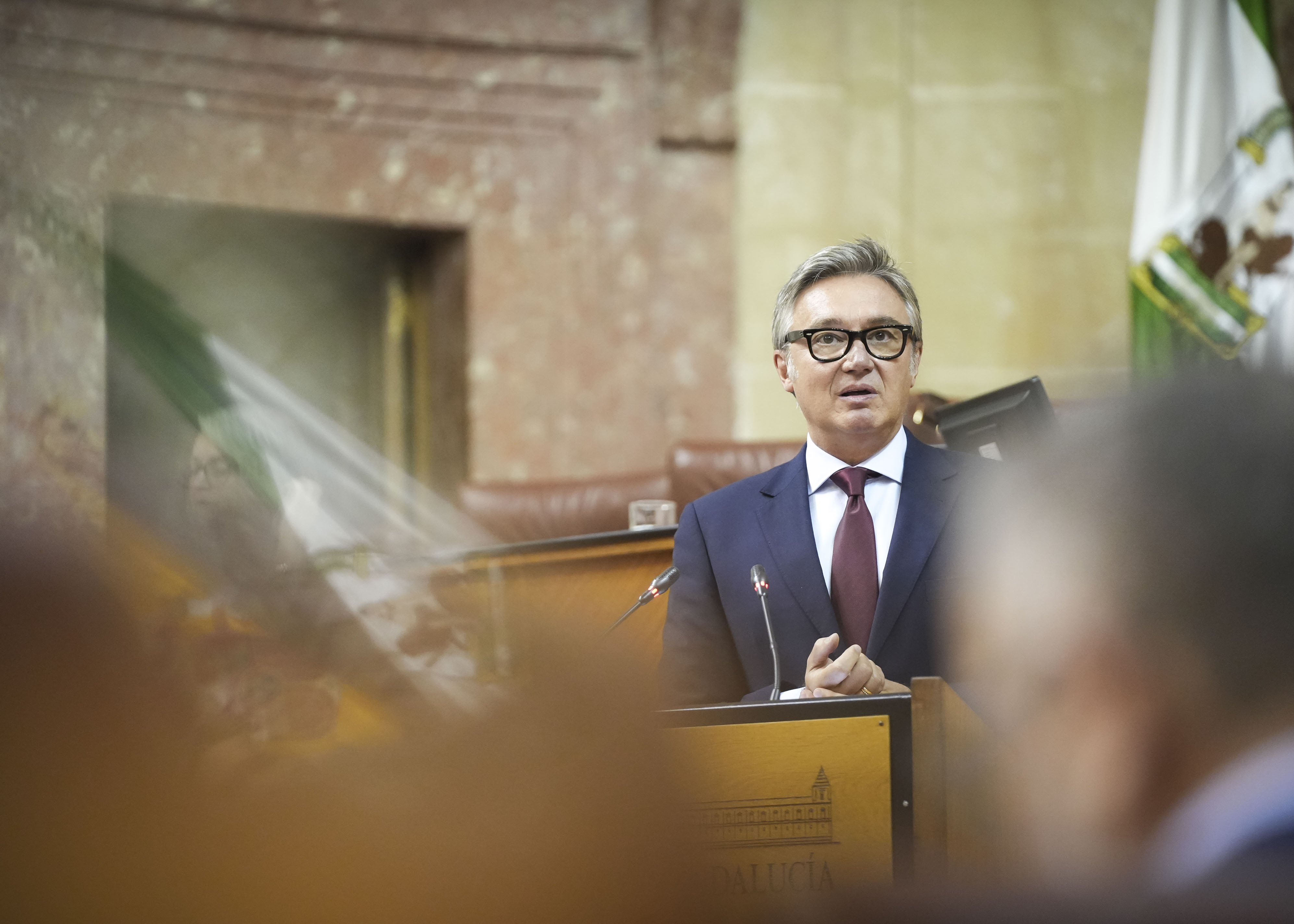 El consejero de Turismo, Justicia, Desregulaci�n y Administraci�n Local, Manuel Gavira  