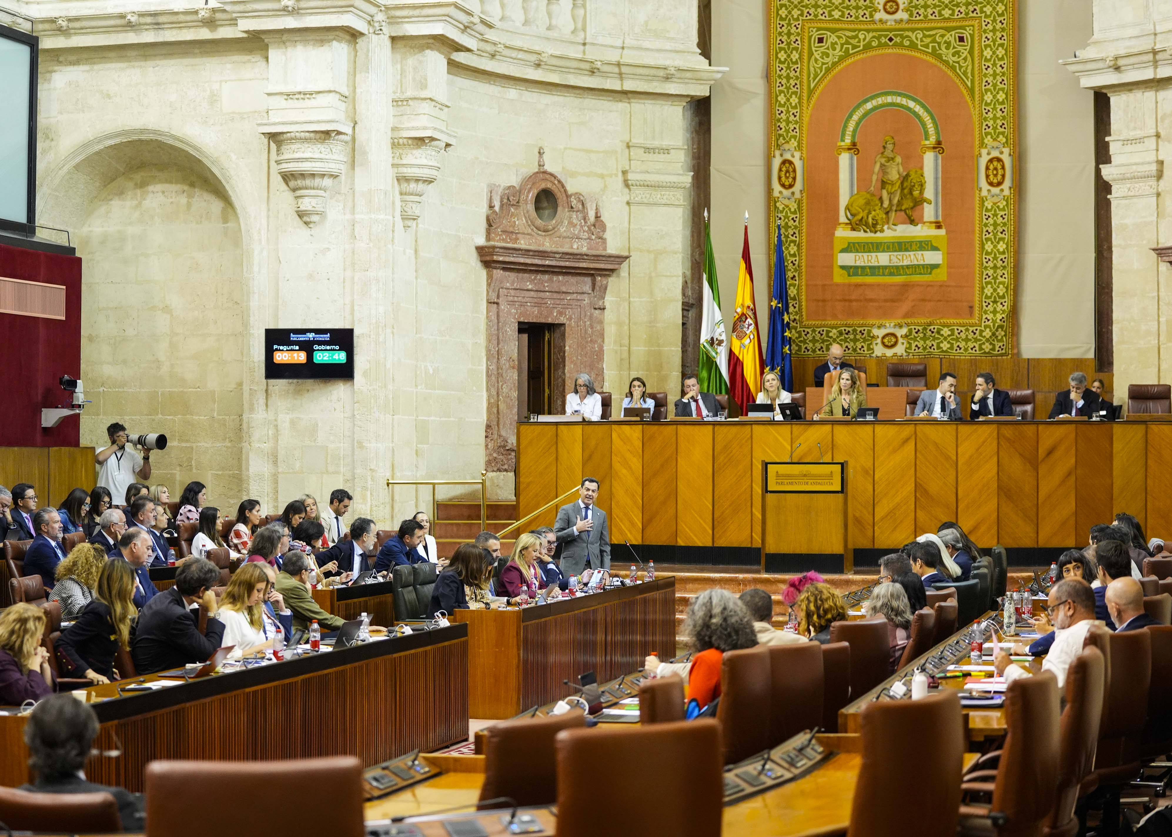   El Pleno del Parlamento asiste a la sesi�n de control al Gobierno
