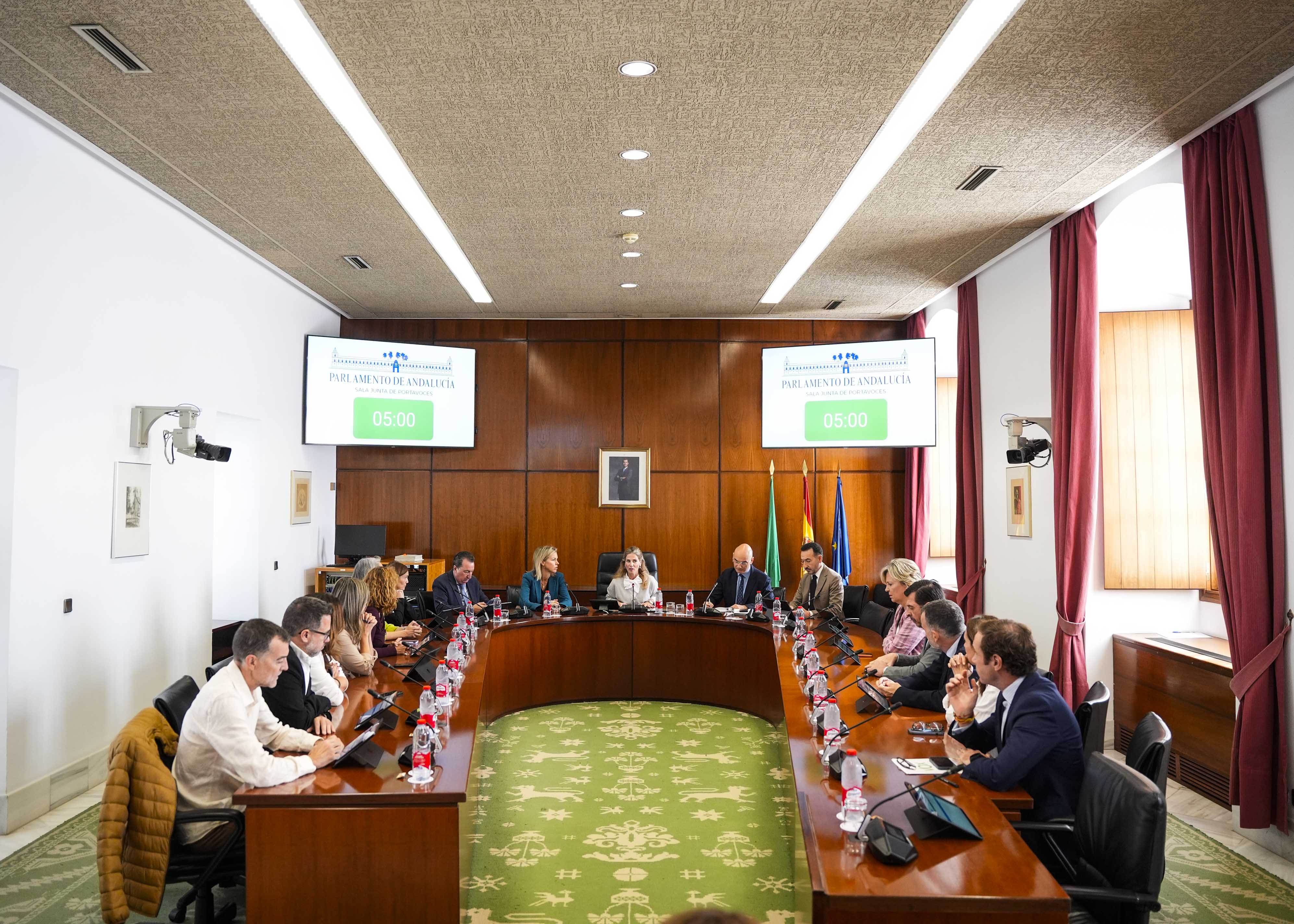La Junta de Portavoces se re�ne de forma extraordinaria 