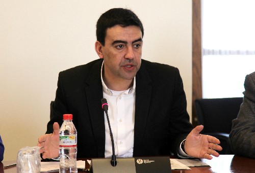 Mario Jim�nez, portavoz del Grupo Socialista en la Diputaci�n Permanente