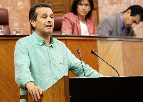 El portavoz del Grupo parlamentario IULV-CA, Jos� Antonio Castro
