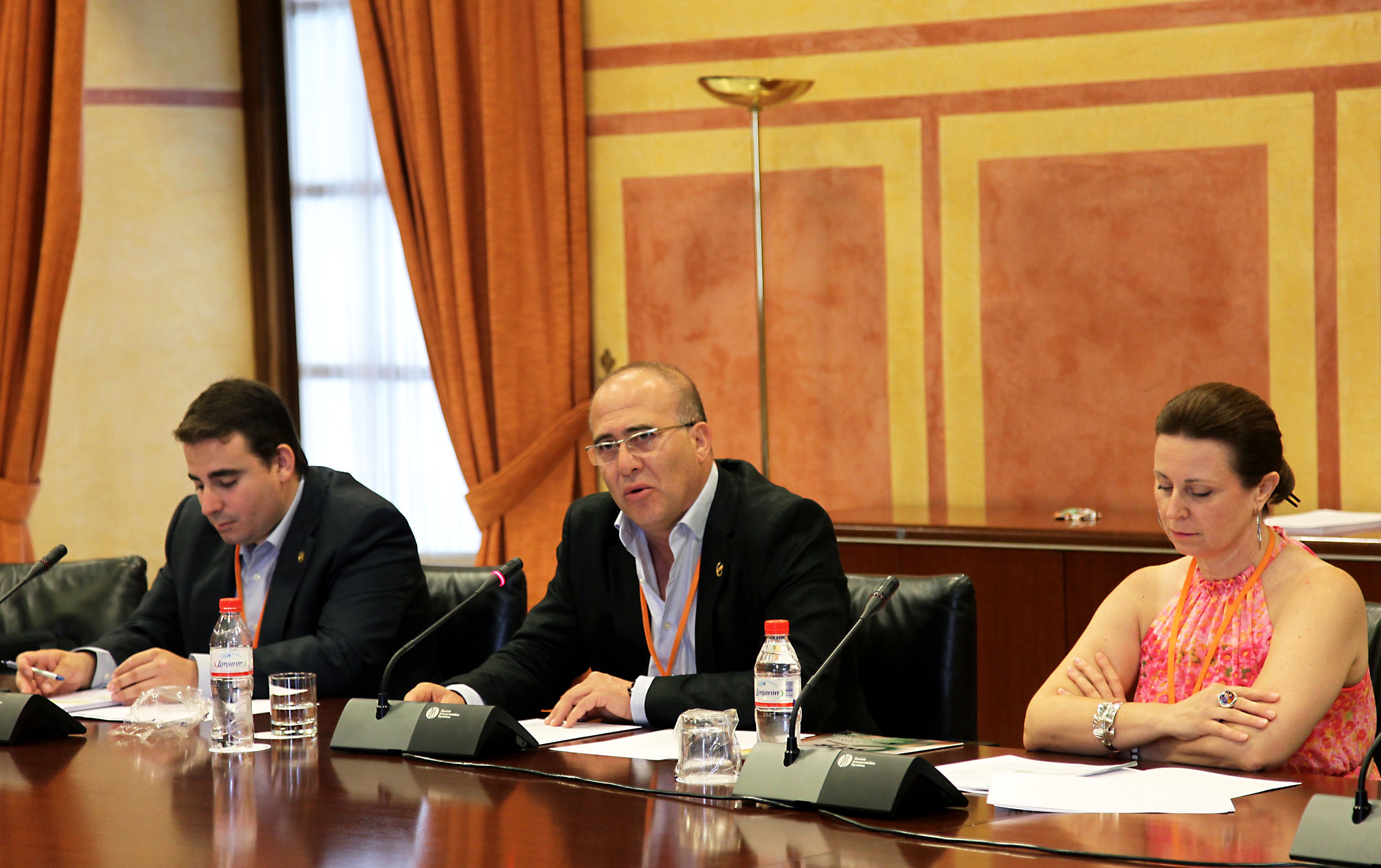 Jos� Luis Heredia, Alfonso Sotelo e Inmaculada Bayo, de CSIF