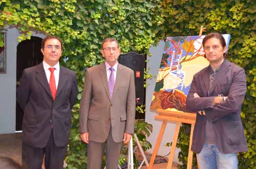 Presentaci�n del cuadro conmemorativo del acto