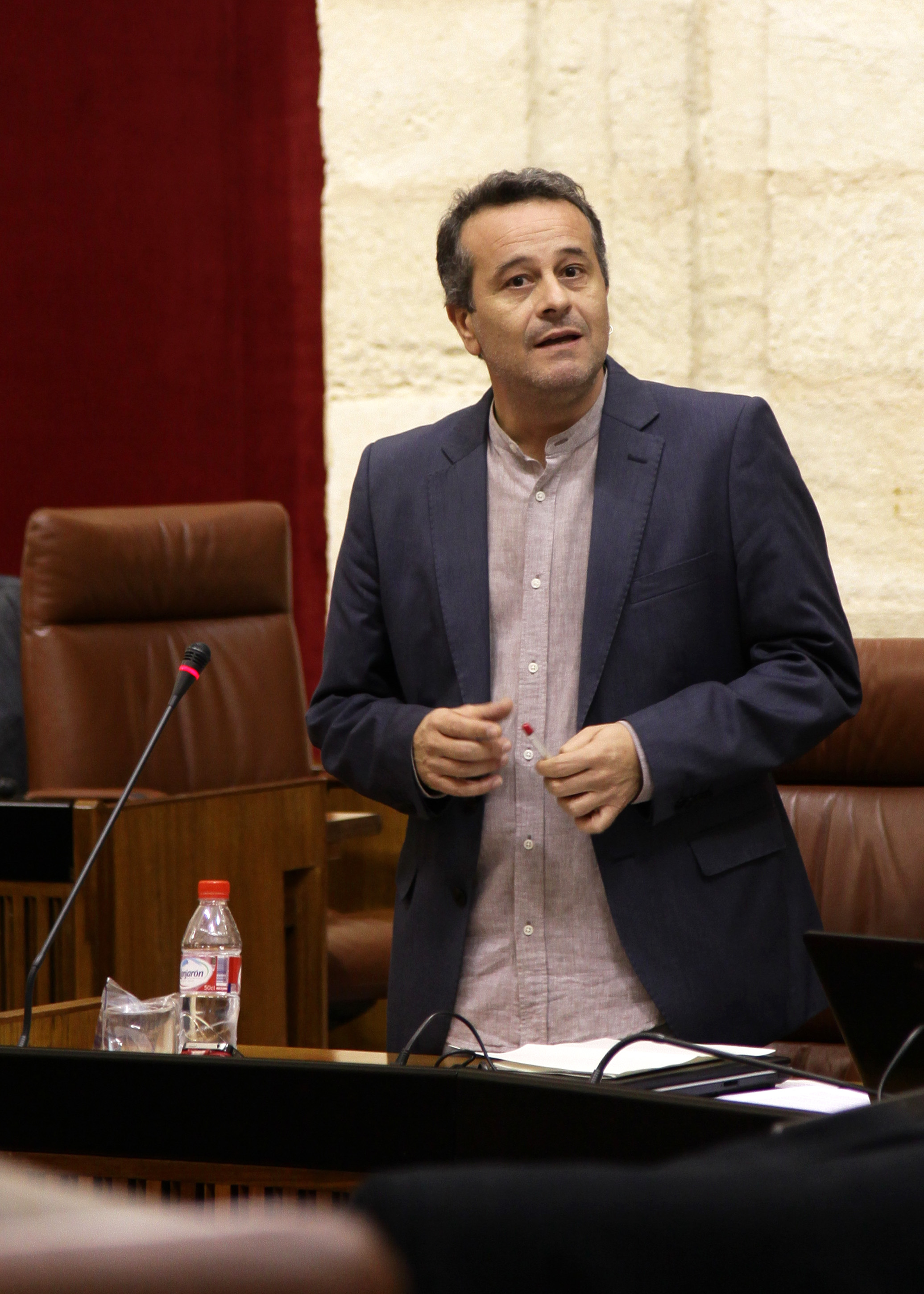 El portavoz del Grupo parlamentario IULV-CA, Jos Antonio Castro