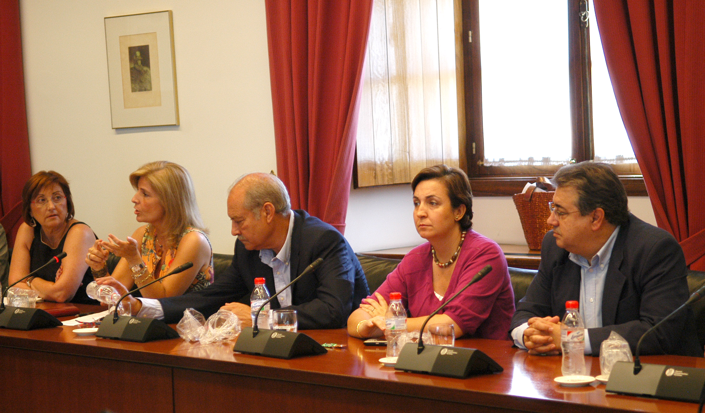 Esperanza O�a, portavoz del Grupo parlamentario Popular, se dirige a la Diputaci�n Permanente