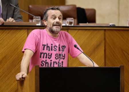 El portavoz del Grupo IULV-CA, Jos Antonio Castro