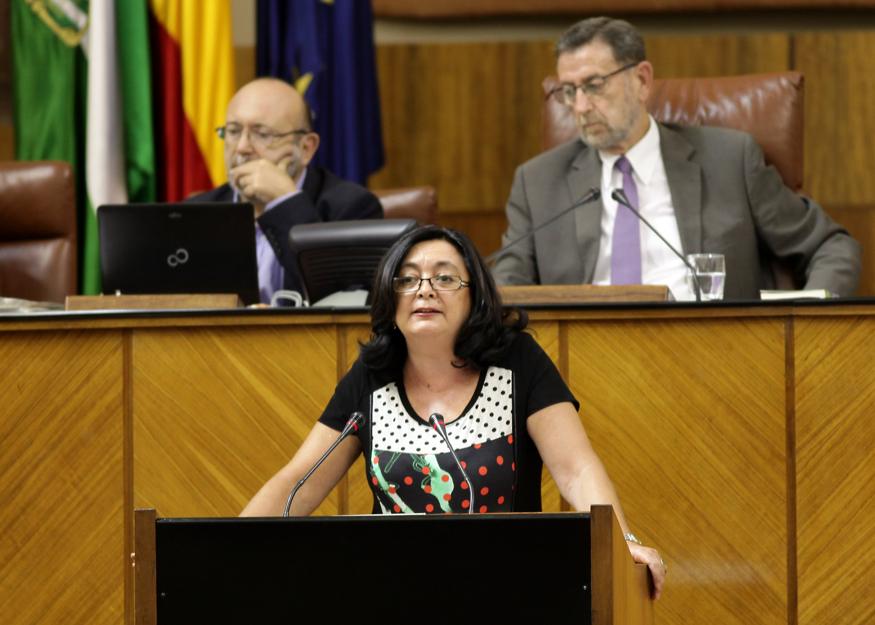 Mar Moreno, del Grupo Socialista, interviene en el debate