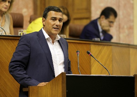 Carlos Hern�ndez White, del Grupo parlamentario Ciudadanos, en su primera intervenci�n ante el Pleno