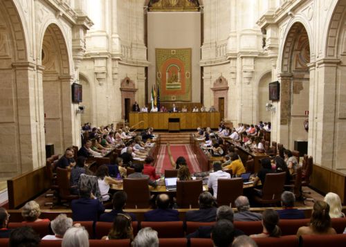 El pleno de la Cmara en el momento de la votacin de la Ley del Deporte
