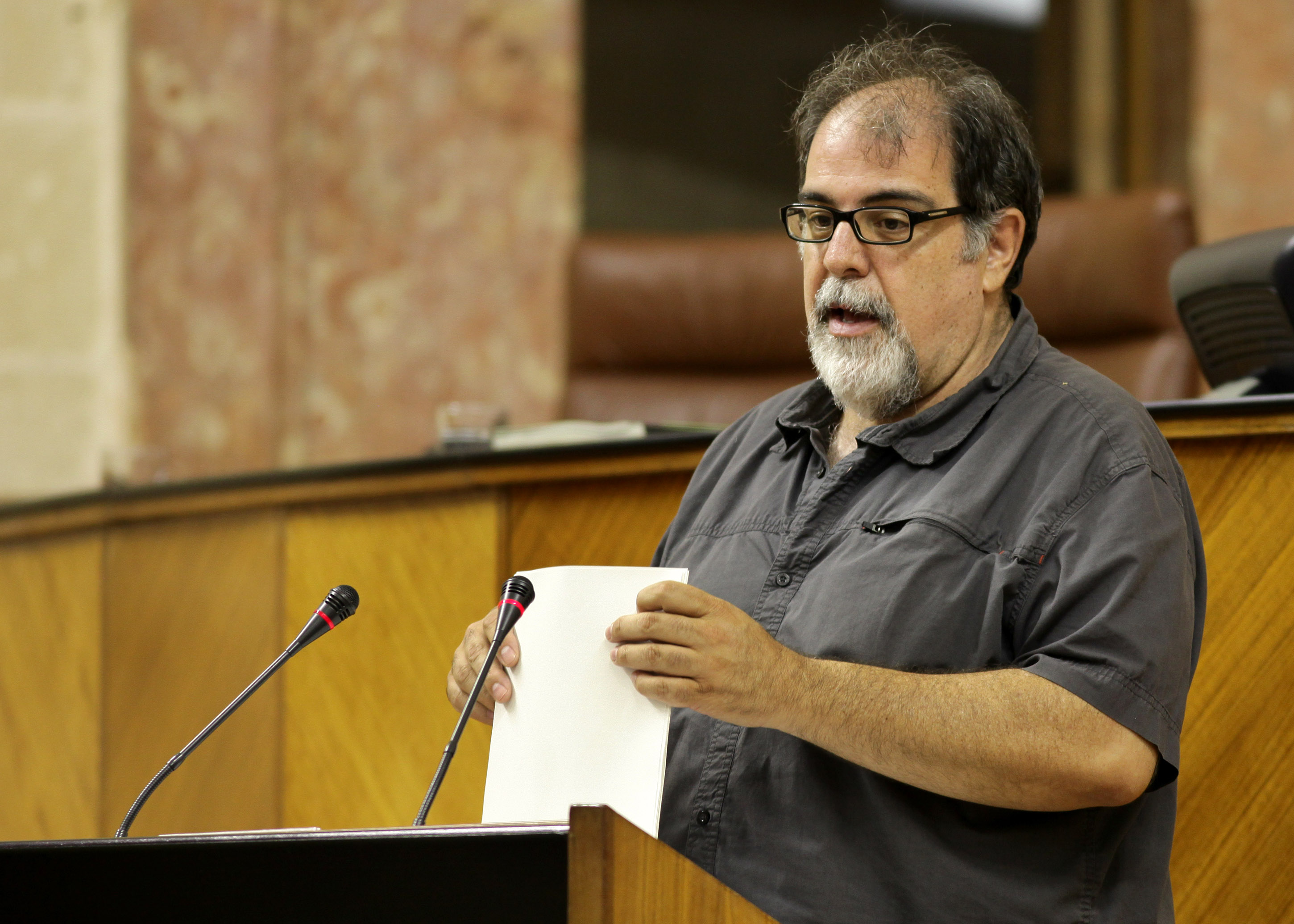 Jess Romero interviene por el Grupo Podemos