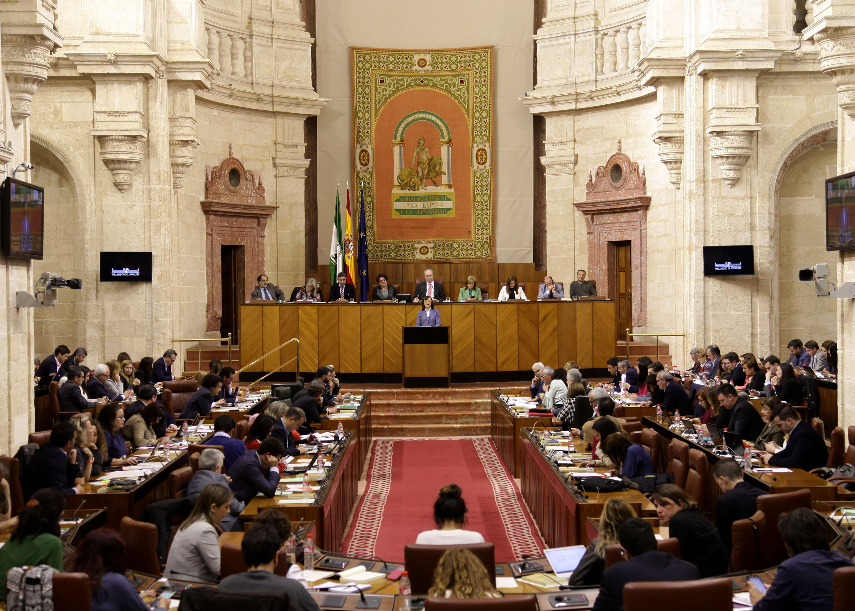 El Pleno del Parlamento, en el debate final del proyecto de Ley de Memoria Histrica y Democrtica de Andaluca
